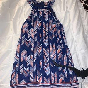 High neck dress